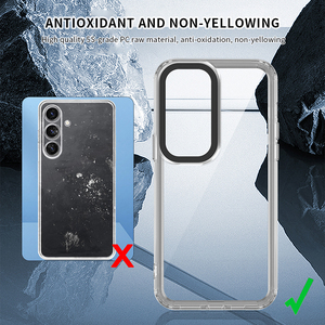 สําหรับOneplus Nord 2 Ace2 Ace3 11Rป้องกันฝาครอบโทรศัพท์คริสตัลใสอะคริลิคTPUกันกระแทกสําหรับSamsung Galaxy S24 - Product Image 4