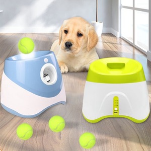 Interaktiver automatischer Kunststoff-Hundespielzeug-Launcher Elektrische Tennisball-Wurf maschine mit Box-Verpackung Simple Style <span class=keywords><strong>Pet</strong></span> Toy