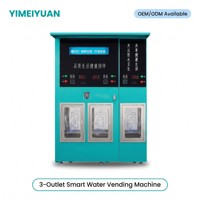 Máquina Expendedora de Agua con Medidor Digital RO 800 GPD, Kiosco de Recarga de Agua Purificada para Jardín de Infancia y Escuela Primaria, Puerta S1