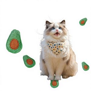 Juguete de esponja para masticar con forma de pollo, para limpieza dental, sabor a hígado, ecológico, de dibujos animados, herramienta de masticación de lufa, suministros para mascotas, aguacate - Product Image 1