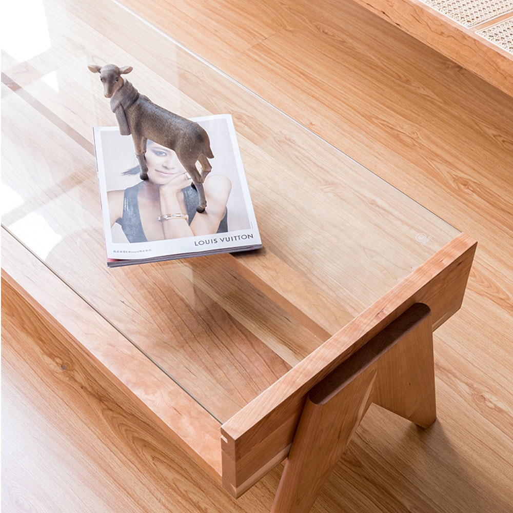 Wholesale Funiture Design Modern Glass Table Wooden Style sets Tea Table Living Room Coffee Tables