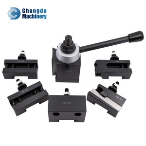 Tool Post Piston/Wedge/GIB Type 6pcs/set 250-300/333 Lathe Machine <b>Quick</b> Change Tool Holder - Product Image 2