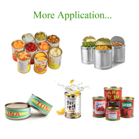 Haute Vitesse Automatique Lavable Thon Sardine Récipient Sous Vide Sea Food Tin Can Sealer