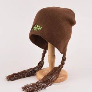 <span class=keywords><strong>Bonnet</strong></span> en tricot personnalisé avec logo, pompon tressé, style <span class=keywords><strong>péruvien</strong></span>, cache-oreilles, <span class=keywords><strong>bonnet</strong></span> Sherpa pour <span class=keywords><strong>femme</strong></span> - Product Image 6