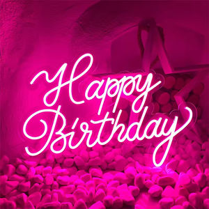 Enseigne lumineuse au néon personnalisée à DEL suspendue au mur pour décoration de fête de magasin Enseigne au néon Lettres - Product Image 4