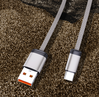 Câble USB-A vers USB-C tressé OEM 3.0, prend en charge la charge rapide PD 3A et le transfert de données 5 Gbps, câbles de charge