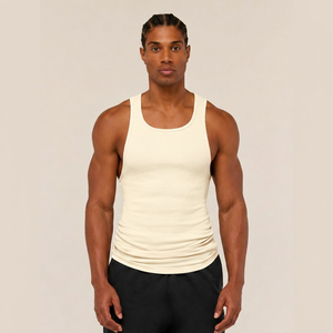 Mens Bodybuilding Tank Top with Flexible Movement Design and Breathable Material for Gym Performance Men Tank Top - Product Image 1