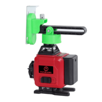 Niveau laser 4 D 360 Outil de mesure laser à nivellement automatique Vert 16 lignes 360 à nivellement automatique pour la construction