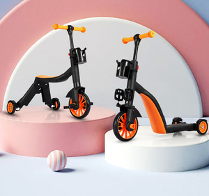Trottinette multifonctionnelle pour enfants, tricycle, vélo d'équilibre, trottinette équilibrée, trois en un - Product Image 5