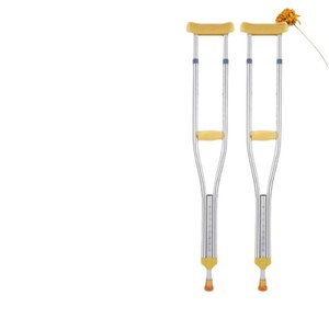 Béquilles sous-bras réglables en hauteur avec ressort pour adultes 175-190 cm en alliage d'aluminium antidérapantes - Product Image 3