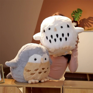 Lindo Peluche de Dibujos Animados, Almohada de Peluche Suave, Peluche de Pájaro Esponjoso, Peluche de Búho - Product Image 2
