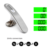 Balance numérique suspendue 50 kg/10 g, balance électronique suspendue avec sangle et crochet en acier inoxydable, balance à bagages pour aéroport