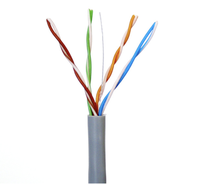 Precio de fábrica Cable Utp Cat5 Cobre 24awg Cat5e Cables Utp 5000ft Cable Cat 5 5E Cat. Caja de cobre de 100M