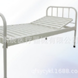 เตียงผู้ป่วยแบบเรียบ Xin Yuchen รุ่น YC-C03 ทำจากเหล็กแผ่นรีดเย็น ปรับด้วยมือ สีขาว โครงสร้างเรียบง่าย เตียงโรงพยาบาล - Product Image 3