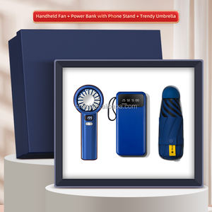 Contacter Événement essentiel ensemble de cadeau promotionnel ventilateur Power Bank parapluie parfait pour <span class=keywords><strong>Air</strong></span> <span class=keywords><strong>Cargo</strong></span> Company avec personnalisable - Product Image 3