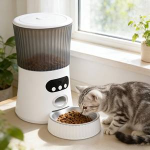 Distributeur automatique de nourriture pour animaux de compagnie OEM personnalisé, distributeur de nourriture pour animaux de compagnie intelligent, anti-fuite, durable, bols et distributeurs de nourriture pour animaux de compagnie - Product Image 1