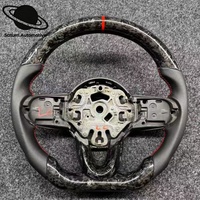 Volant sport en fibre de carbone à 3 branches avec revêtement PU pour les séries 1/2/3/6/7 M3, personnalisation sportive