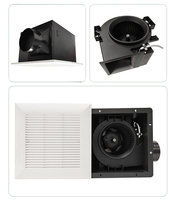 Ventilateur d'extraction pour bureau, restaurant, conduit carré, plafond, installation de ventilation, extracteur d'air pour la maison