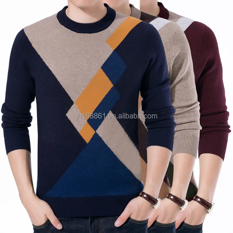 Новинка 2021, мужские Модные свитеры из эксклюзивной ткани, модные пуловеры, повседневные трендовые свитеры, дешевая оптовая продажа