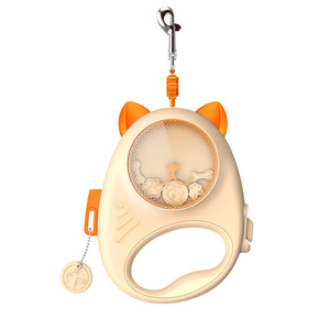 3-trong-1 Phim hoạt hình có thể thu vào vật nuôi Dây Xích Kit: 13 'Có thể thu vào phim hoạt hình con chó Dây Xích & khai thác & poop-Bag dispenser, phản xạ, 55 lbs - Product Image 6