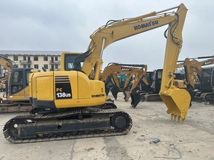 Excavatrice Komatsu PC138 d'occasion du Japon, 13 tonnes, machine de terrassement lourde sur chenilles pour la construction, économique et très demandée - Product Image 5