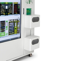 Distributeur automatique de nouilles instantanées 24h/24, service en libre-service, préparation automatique de ramen en gobelet, distributeur d'eau chaude avec écran tactile pour les commerces