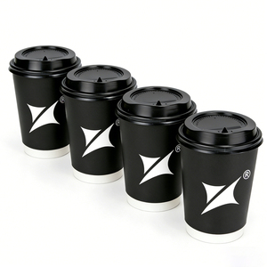 Kingwin Double Wall Hot Disposable Coffee <strong>Paper</strong> <strong>Cup</strong> With Lid 8oz/12oz/16oz/20oz For Mineral Water - Product Image 2