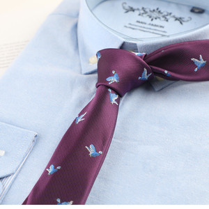 Hombres Jacquard Casual Flaco 6cm Ancho <span class=keywords><strong>Corbata</strong></span> Trajes masculinos Accesorio Animal Impreso Telas de poliéster Corbatas - Product Image 6