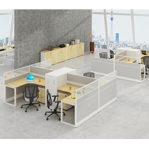 Postes de travail modulaires pour personnel de bureau, cloisons métalliques modernes sur mesure, mobilier économique pour bureau à domicile, atelier, hôpital - Product Image 3