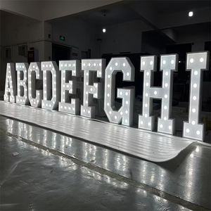 RGB Led lettere luci numeri tendone lettere luminose cartelli <span class=keywords><strong>di</strong></span> nozze Led lettere anteriori lettere - Product Image 4