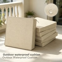 Coussins de chaise de salon personnalisés, imperméables, résistants au soleil et aux taches ; rembourrage en mousse à mémoire de forme épaissie pour le bureau