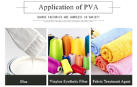 Poudre de PVA à haute viscosité, écologique et à dissolution rapide pour colle à eau, pâte d'impression, liant céramique, alcool polyvinylique