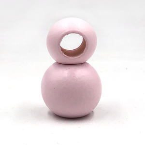 Colorful Round Ball Loose Spacer <b>Beads</b> for Jewelry Making DIY Keychain 20-25MM Large Hole Natural <b>Wooden</b> <b>Beads</b> - Product Image 2
