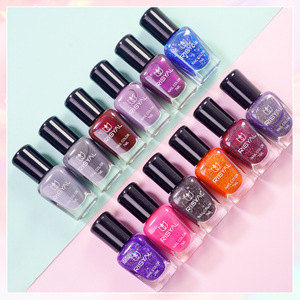 Vernis à ongles thermique Aurora 7 ml, gel brillant changeant de couleur, vernis UV LED pour effet de température, manucure - Product Image 1