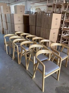 Ghế Ăn Gỗ Tro Bán Chạy Và Ghế Ăn Giữa Thế Kỷ Với Chân Gỗ Cứng Ghế Ăn - Product Image 6