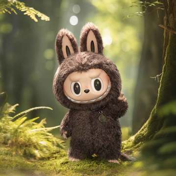 【海外限定・即日発送】ZIMOMO LABUBUぬいぐるみ　ブラウン　ド 海外限定・即日発送】ZIMOMO LABUBUぬいぐるみ ブラウン ド