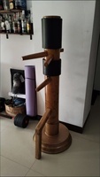 Mannequin d'entraînement en bois NO.1 – Équipement d'arts martiaux – Mannequin autoportant en bois pour l'entraînement au Kung Fu chinois et au Wing Chun