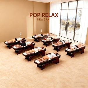 Pop Relax Spa Salon Beauty Liege für Wirbelsäulenpflege Steinroller Wärmetherapie Ganzkörper Thermal Jade Infrarot Roboter-Massagebett CE - Product Image 3