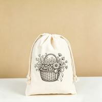 Sacs organisateurs en toile épaisse avec cordon de serrage, logo personnalisé, pliables et portables, pochettes de rangement lavables pour cosmétiques et bijoux, vente en gros