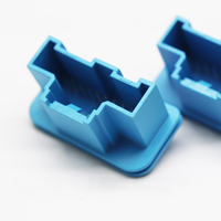 Conector Automotriz de 2.54mm de Paso, 10 Pines, 90 Grados con Poste de Posicionamiento, Aguja Plana K2008 para Placa PCB