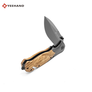 Hot Bán Cắm Trại Dao Với Gỗ Xử Lý Giá Cả Cạnh Tranh Pocket Dao OEM Tùy Chỉnh - Product Image 3