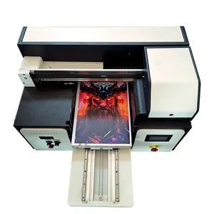 Cheap price New mini small table rotary inkjet spot gloss uv dtf printer a2 a3 digital for metal wood pen box