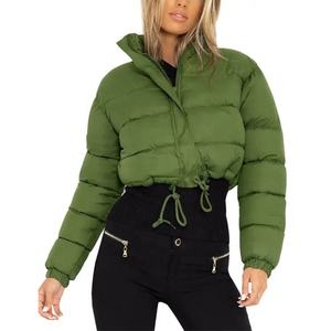 Abrigos de Mujer al por Mayor, Personalizados con Logotipo Bordado, Abrigos Acolchados, Chaquetas Cortas, Tallas Grandes - Product Image 4