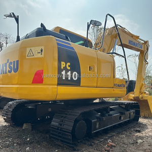 Garantie 1 an, excavatrice sur chenilles Komatsu PC110 PC120 d'occasion, 12 tonnes, machine de terrassement d'occasion, certificat CE - Product Image 5