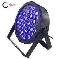 Vente chaude led par light 54X1W rgbw par can avec boîtier en plastique pour dj club home party