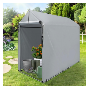 Abri de rangement extérieur pour vélos, <span class=keywords><strong>tente</strong></span> de jardin imperméable de style Ridge pour moto, outils de jardin, jouets, tondeuse à gazon - Product Image 1