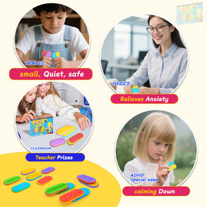 Jouet sensoriel magnétique en silicone, pierre anti-stress, jouet anti-stress et anti-anxiété pour adultes et enfants atteints d'autisme ou de TDAH - Product Image 6