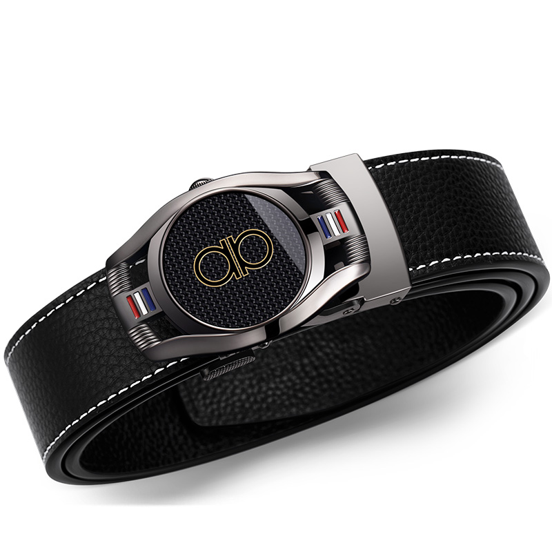 Кожаный мужской ремень WILLIAMPOLO, деловой брендовый Повседневный Пояс из крокодиловой кожи для молодых студентов