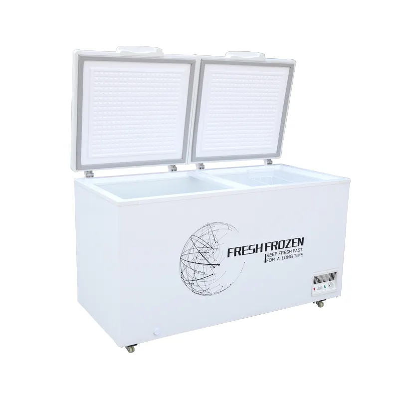 Однотемпературный горизонтальный холодильник с морозильной камерой, глубокий коммерческий нагрудный холодильник