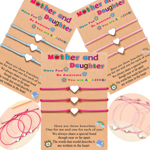 2024 primo giorno di braccialetti scolastici torna a scuola braccialetto dell'asilo per mamma e figlia - Product Image 4